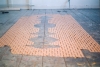 150cm x 350cm, floor covering, water-resistent plasters.